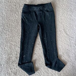 Jumping Beans Black Glitter Jeggings!